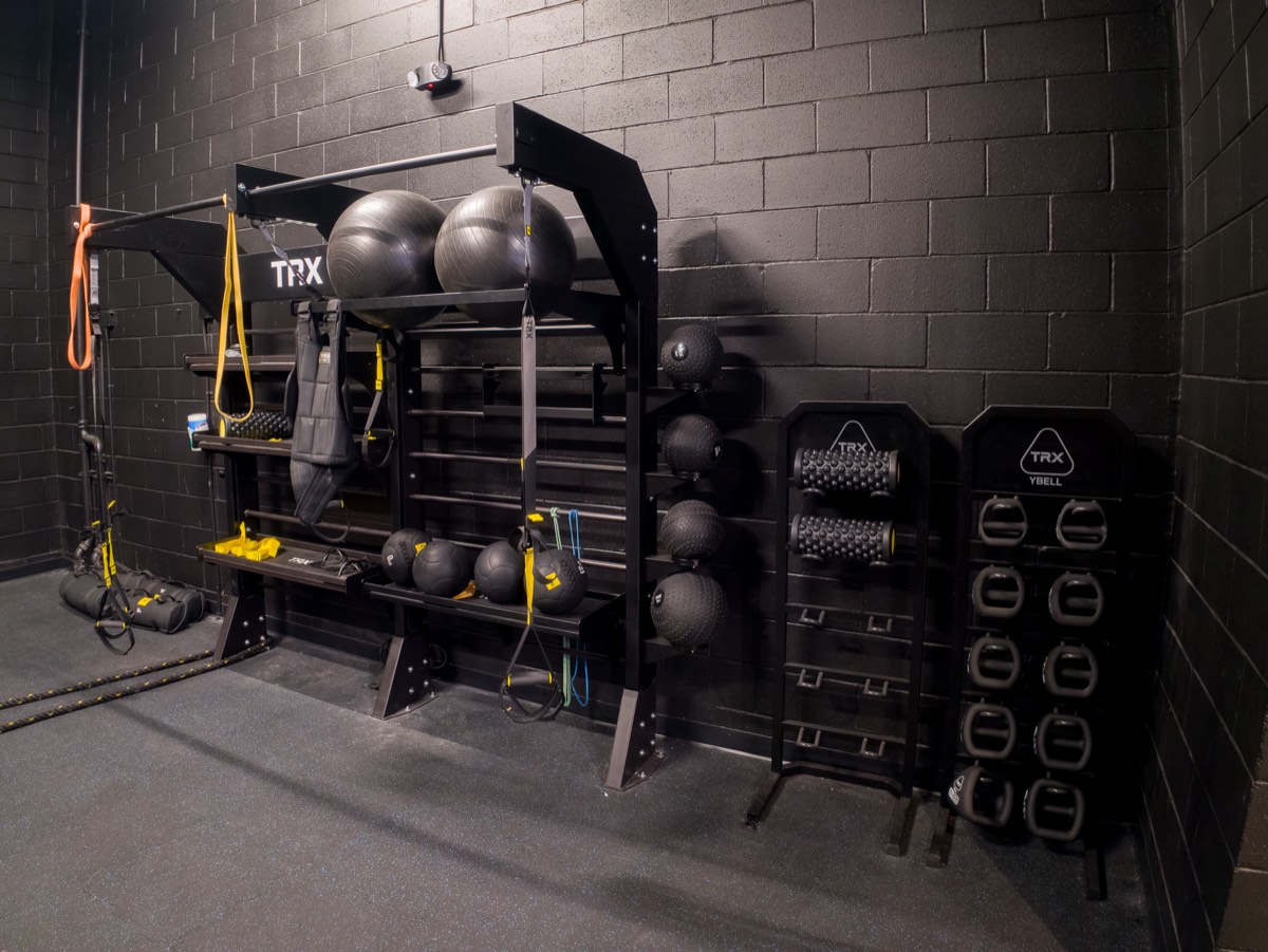Warm-up and Fitness Area at Picklr Littleton